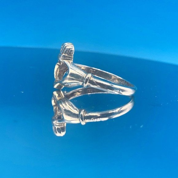 Vintage Sterling Silver Open-Work Ring - Picture 8 of 13